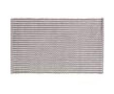 benuta PLUS Alfombrilla de baño Bono Gris/Blanco 70x120 cm - Alfombra para cuarto de baño