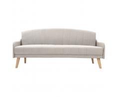 Sofá convertible vintage 3 plazas gris ARYA