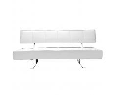 Sofá convertible de diseño color blanco BROADWAY