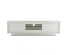 Mueble TV moderno blanco con almacenaje LAND