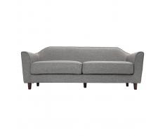 Sofá diseño 3 plazas gris SOVHA