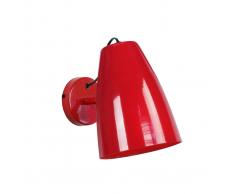 Aplique de pared diseño metal rojo FRIDAY