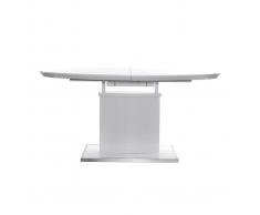 Mesa de comedor diseño extensible blanca L160-200 CLEONES