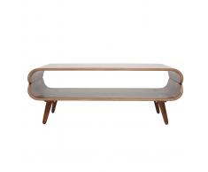 Mesa de centro vintage nogal TAKLA