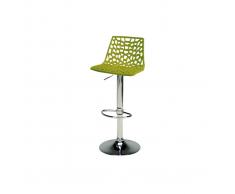Taburete de bar diseño verde ATRAX
