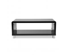 Mesa de salón diseño negra ROXIE