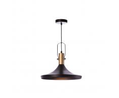 Lámpara de techo metal negro D36cm TUBAE