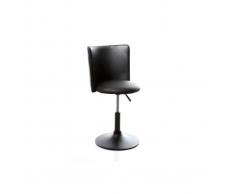 Silla de escritorio infantil negra NEW ROCK