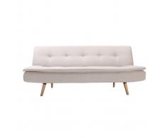 Sofá convertible diseño escandinavo 3 plazas blanco SENSO