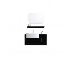 Conjunto de muebles de baño: lavabo, armario, estantería y espejo SULLIVAN