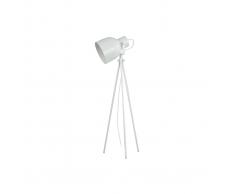 Lámpara de mesa diseño trípode acero blanco CITY