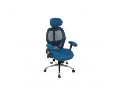 Silla de oficina ergonómica azul Ultimate v2 plus