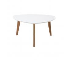 Mesa de centro diseño blanco 80cm EKKA