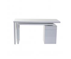 Escritorio diseño amovible blanco brillante VOXY