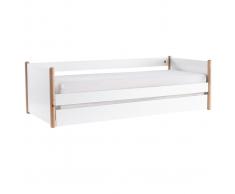 Cama nido blanco y madera 90 cm SIAMOI
