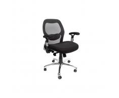 Silla de oficina ergonómica negra ULTIMATE V2