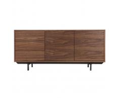 Aparador diseño vintage 160 cm nogal MANNY