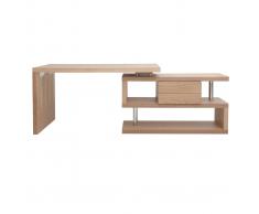 Escritorio moderno modular con almacenaje 2 cajones amovible madera MAX