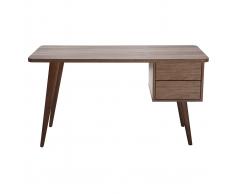 Escritorio nogal L140 cm FIFTIES