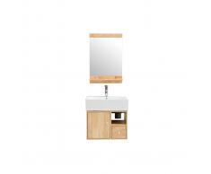 Mueble de baño : lavabo, mueble de lavabo y espejo EVAN