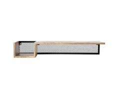 Estantería de pared industrial mango y metal 90 cm RACK