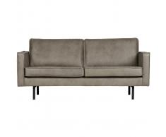 Sofá vintage 3 plazas gris ASPEN