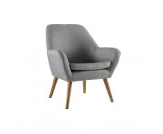 Sillón diseño gris claro MIRA