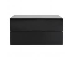 Cajonera diseño negro 2 cajones MAX
