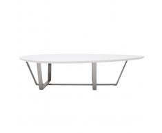 Mesa de centro de diseño blanca MILLA