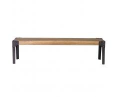 Banco diseño industrial metal y madera 180cm MADISON