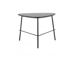 Mesa de centro moderna metal negro L60 cm BLOOM