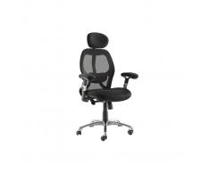 Silla de oficina ergonómica negra Ultimate v2 plus
