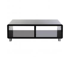 Mueble TV de diseño lacado negro PIXY