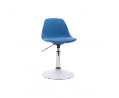 Silla de escritorio diseño infantil azul STEEVY