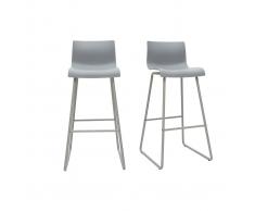 Taburetes de bar modernos grises 76 cm (lote de 2) ONA