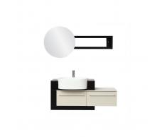 Mueble de baño: lavabo, armario y espejo MARLO