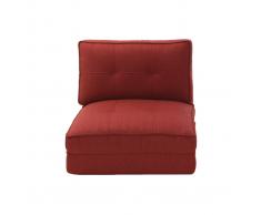 Sillón convertible diseño rojo ladrillo SALLY