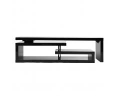 Mueble TV de diseño lacado negro giratorio MAX V2