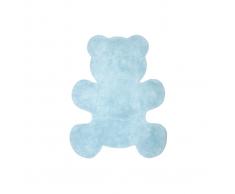 Alfombra infantil en algodón azul 80x100 cm TEDDY