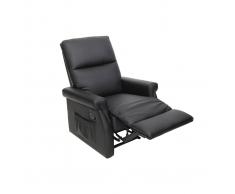 Sillón relax diseño manual negro COTY