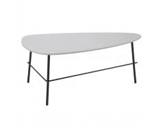Mesa de centro moderna metal gris 93 cm BLOOM