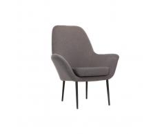 Sillón diseño contemporáneo gris OSWALD