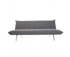 Sofá convertible diseño gris oscuro OVE
