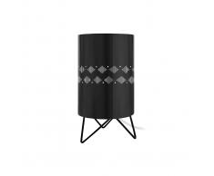 Lámpara de mesa diseño metal negro SMART