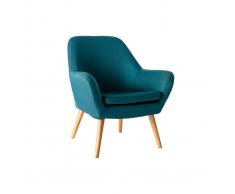 Sillón diseño azul petroleo MIRA