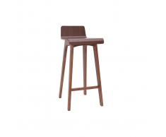 Taburete / Silla de bar madera oscura 75 cm BALTIK