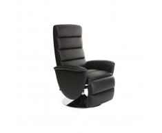 Sillón relax manual negro NELSON