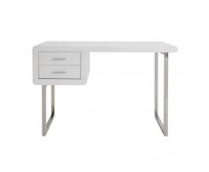 Escritorio de diseño lacado blanco ROXI