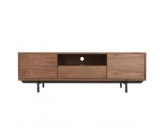 Mueble TV diseño vintage 160cm nogal MANNY