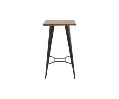 Mesa de bar metal negro HOCKER
